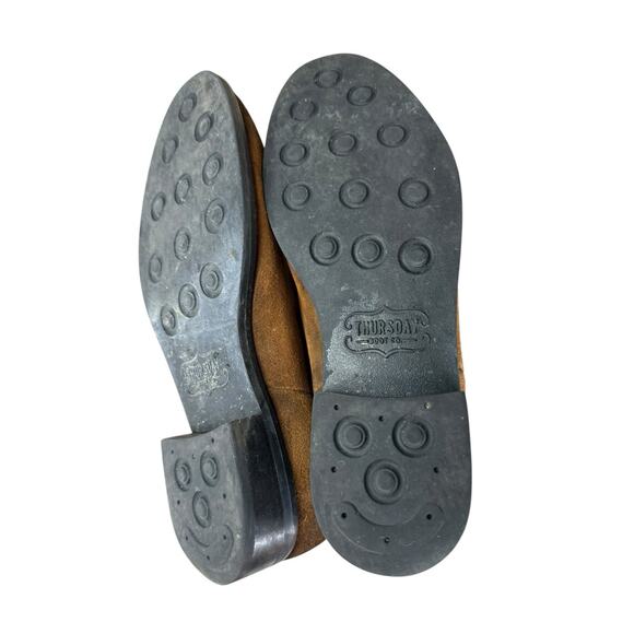 Thursday Boot Co Brown Suede Chelsea Boots Size 8 Duke Style Leather - Picture 7 of 8